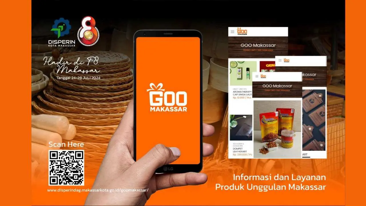 Sukseskan F8, Disperindag Makassar Hadirkan Inovasi GOO