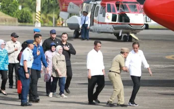 Danny Pomanto-Indira Antar Presiden Jokowi Bertolak ke Jakarta Pasca Kunker di Sulsel