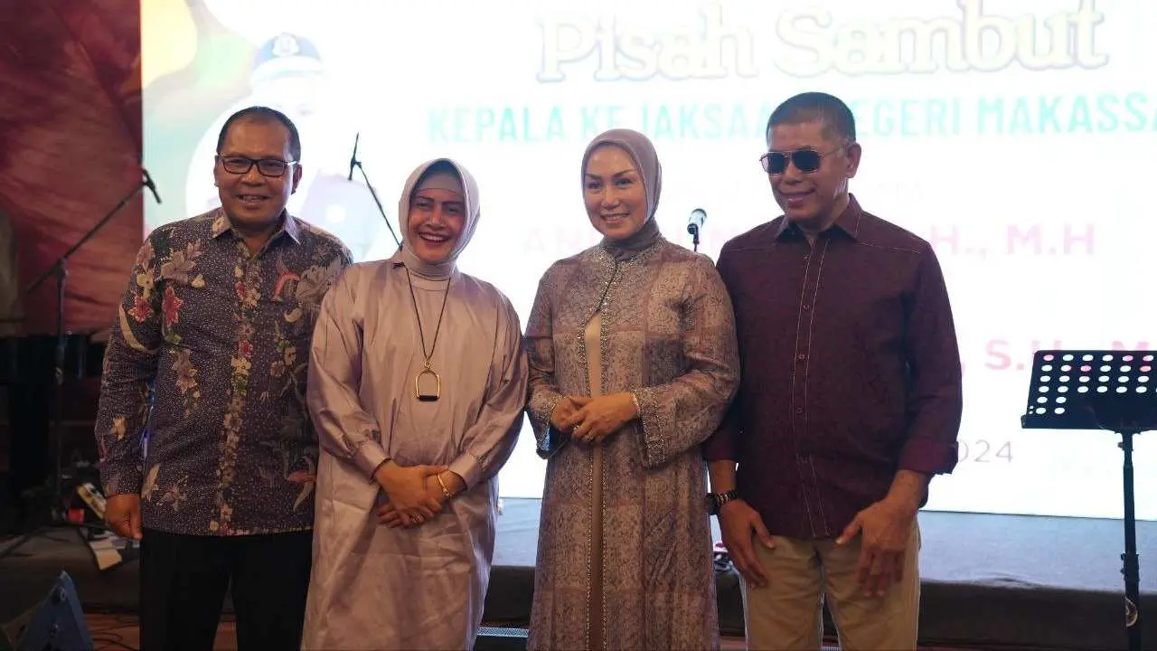 Indira Bareng Danny Sambut Kajari Makassar yang Baru Nauli Rahim & Lepas Andi Sundari