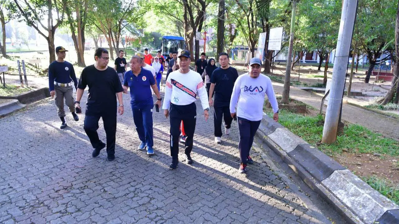 Kadispora Sulsel Senam Jumat Pagi Bersama Pj Gubernur Prof Zudan