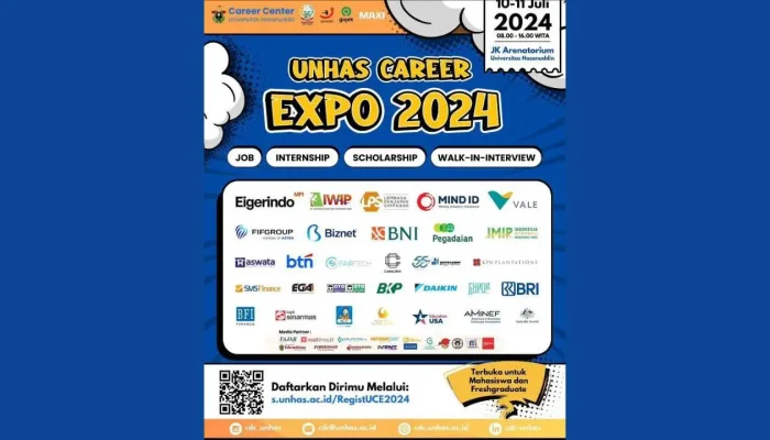 Unhas Career Expo Hadir Lagi! Puluhan Perusahaan Buka Lowongan Kerja