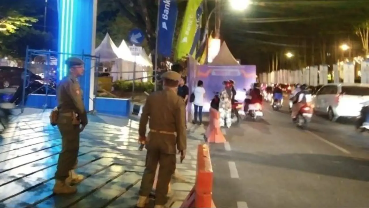 Pembukaan F8 Dikawal Ratusan Personel Satpol PP Makassar