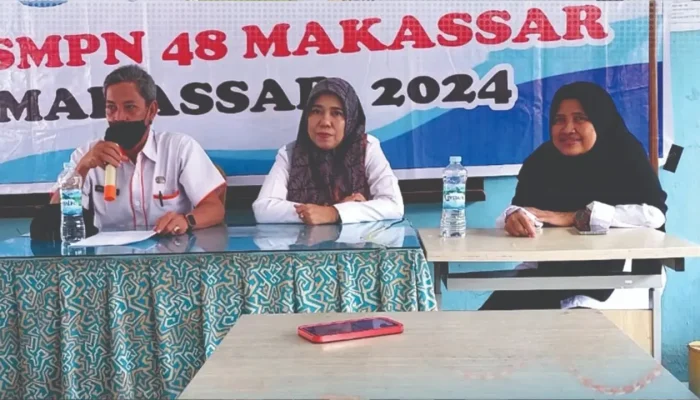 Dinas Koperasi dan UKM Makassar Lakukan Penyuluhan Pembentukan Koperasi di SMPN 48