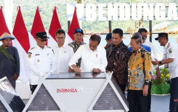 Presiden Jokowi Resmikan Bendungan Pamukkulu di Kabupaten Takalar