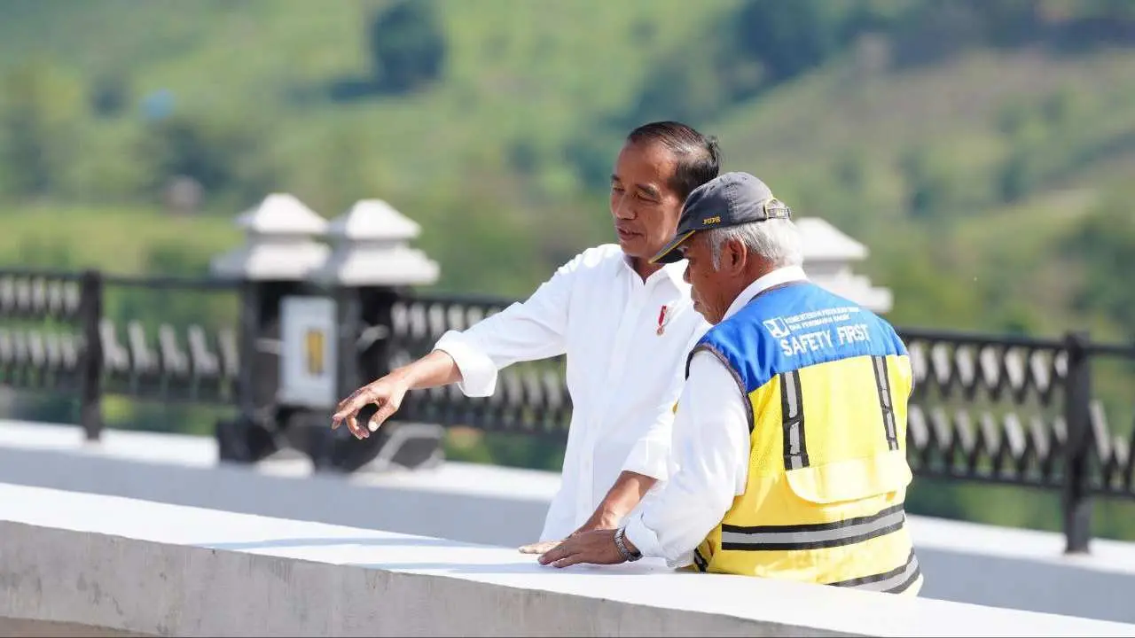 Presiden Jokowi Resmikan Bendungan Pamukkulu di Kabupaten Takalar