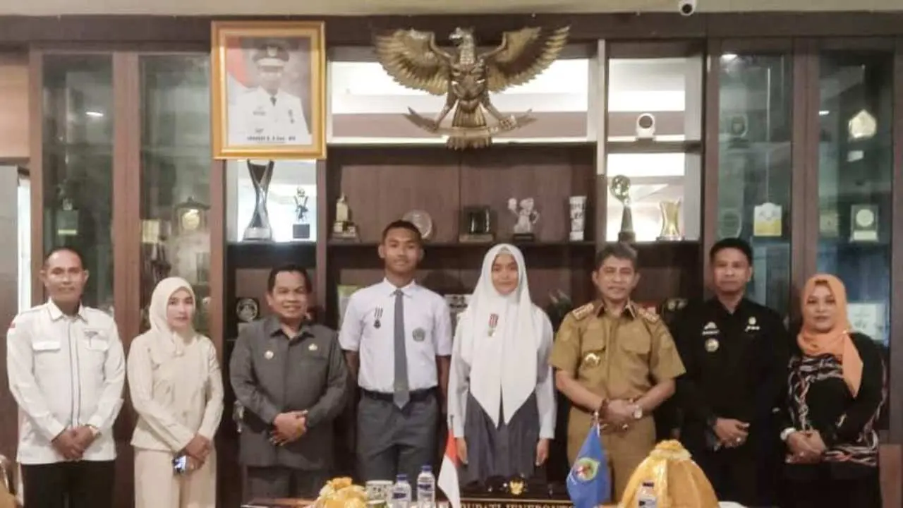 Dua Paskibra Perwakilan Jeneponto ke Tingkat Sulsel Dilepas Pj Bupati Jeneponto, Begini Pesannya
