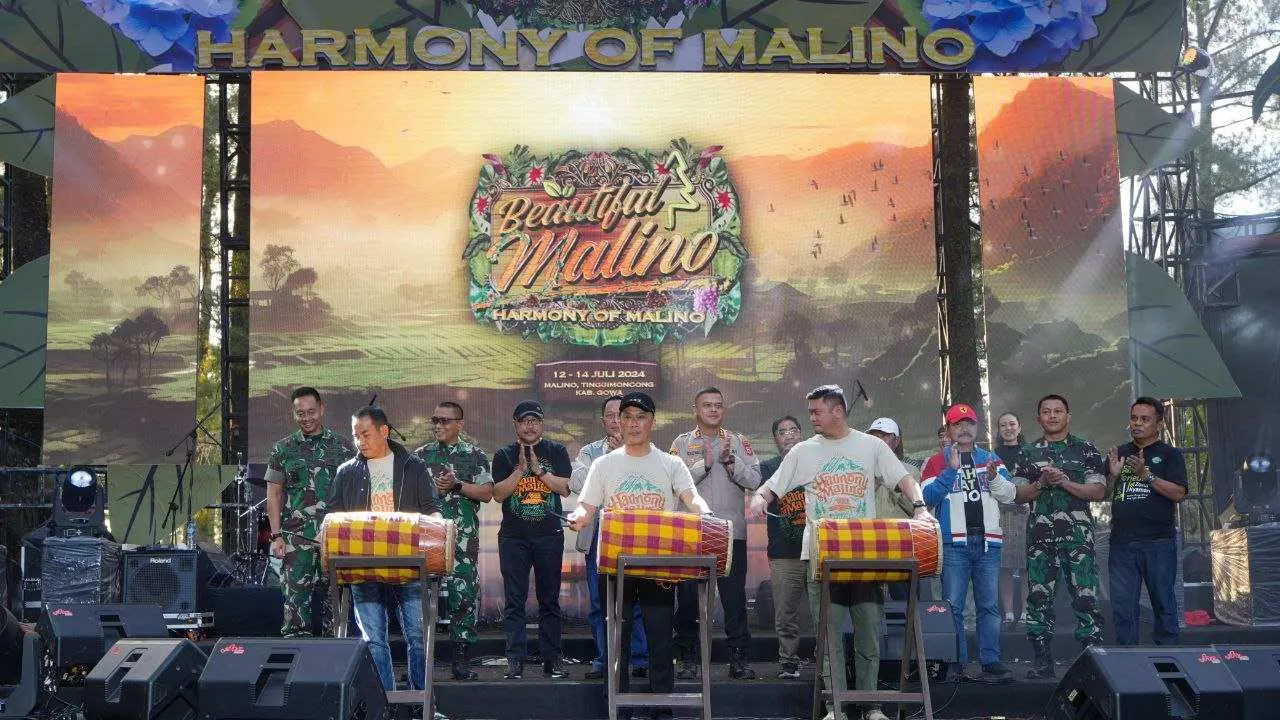 Pj Gubernur Sulsel - Kapolda Kompak Support Beautiful Malino