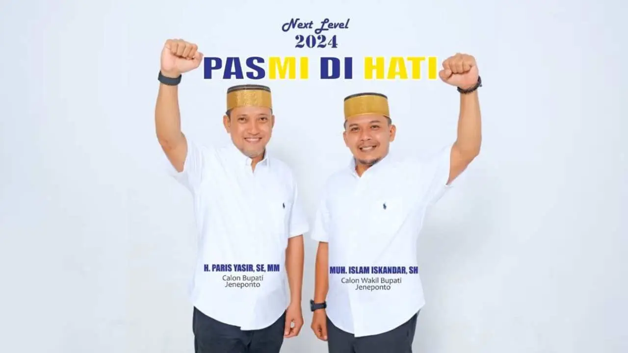 Paris-Islam Bakal Berpaket di Pilkada Jeneponto dengan Tagline "PASMI"
