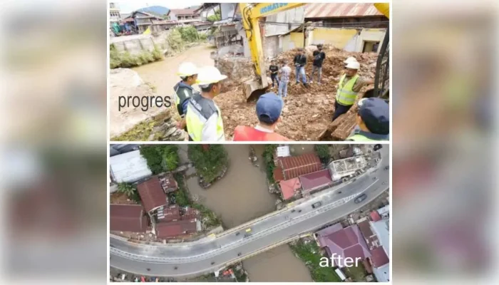 Jawab Keluhan Warga Toraja, Andi Sudirman Bangun Jembatan Malango