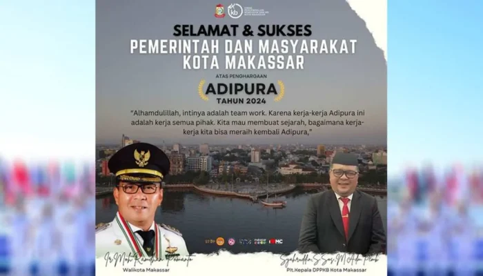 Plt Kepala DPPKB Ucapkan Selamat atas Penghargaan Adipura 2024 Pemkot Makassar