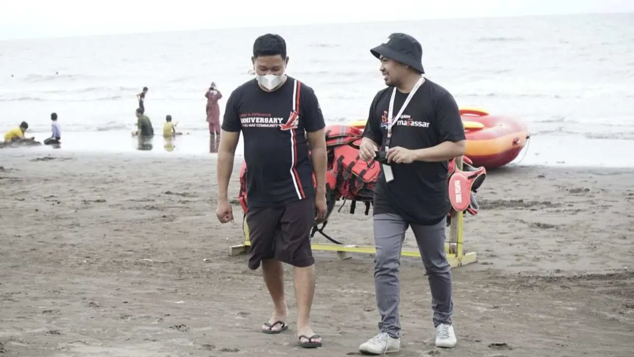 Pantai Layar Putih Kini Ramai Pengunjung, Ubah Stigma Pantai Mesum di Makassar