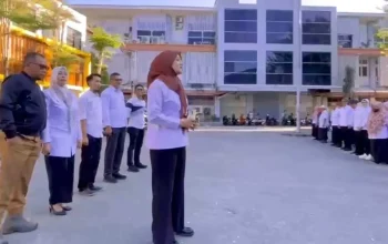 Usai Libur Iduladha, Dinas PU Makassar Gelar Apel Pagi Dirangkaikan Saling Bermaafan