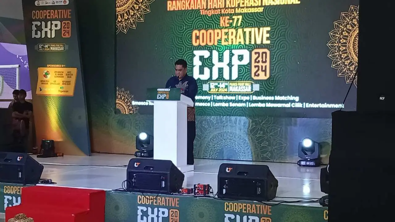 Wakili Walkot Makassar Buka Cooperative Expo 2024, Asisten lll Nilai Kontribusi Koperasi dalam Pembangunan Sangat Besar 2 Wakili Walkot Makassar Buka Cooperative Expo 2024, Asisten lll Nilai Kontribusi Koperasi dalam Pembangunan Sangat Besar