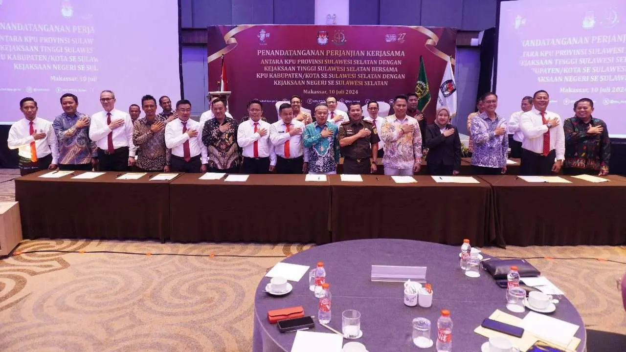 KPU dan Kejati Sulsel Sinergi Sukseskan Pesta Demokrasi 3 KPU dan Kejati Sulsel Sinergi Sukseskan Pesta Demokrasi