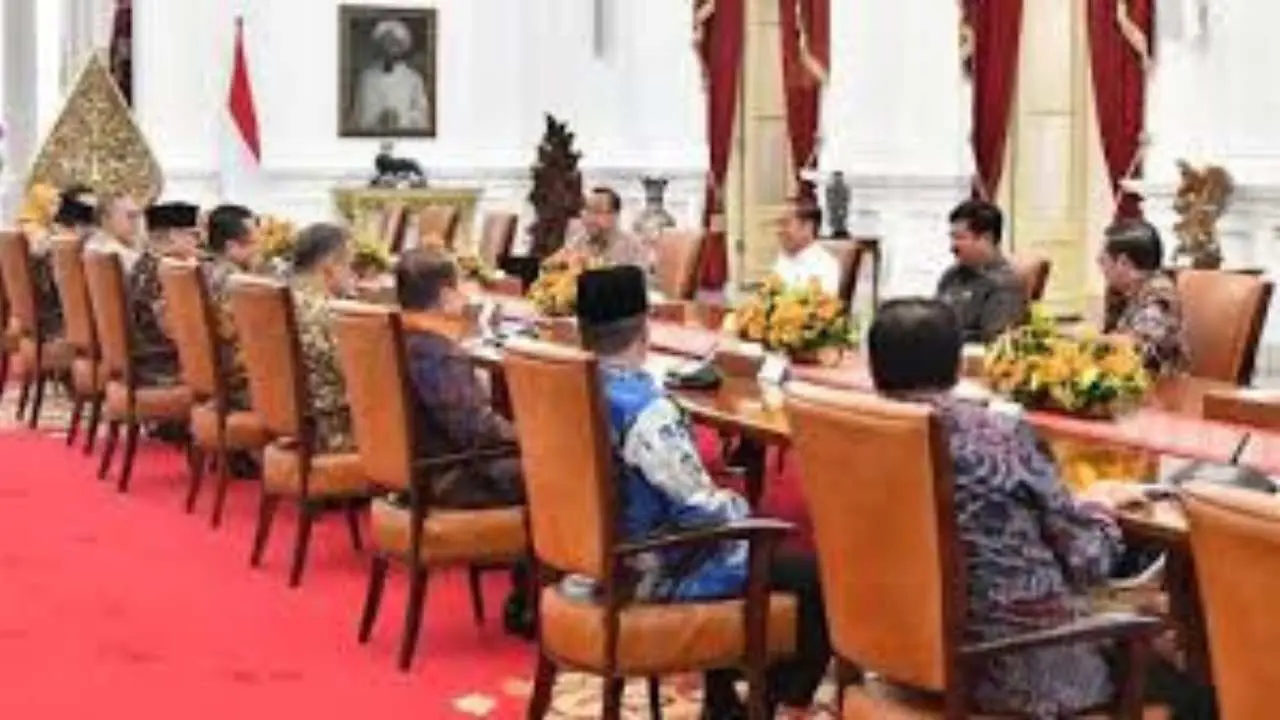 Rapat Konsultasi dengan Pimpinan MPR RI, Presiden Jokowi Tegaskan Pentingnya Bangun Sinergi Nasional