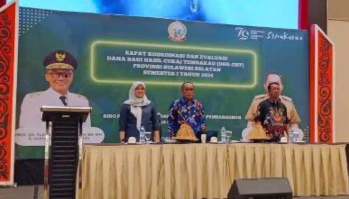 Gelar Rakor Evaluasi DBH CHT, Pemprov Sulsel Harap Dimanfaatkan Seoptimal Mungkin  
