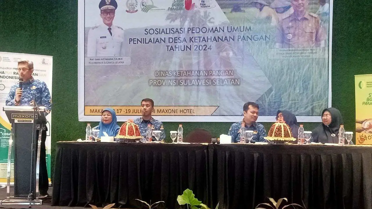 Kadis Ketapang Sulsel Sosialisasi Pedoman Umum Penilaian Desa Ketahanan Pangan