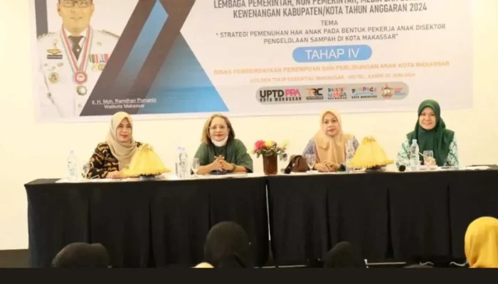 DP3A Makassar Bahas Pekerja Anak Sektor Pengelolaan Sampah