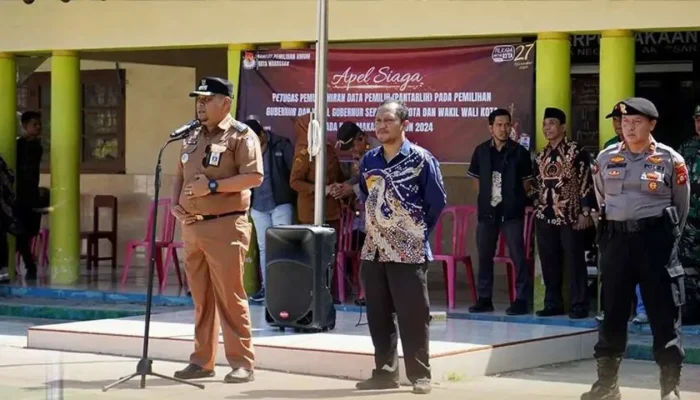 Hadiri Apel Siaga Pantarlih, Camat Emil Berharap Semua Unsur Dapat Bekerjasama