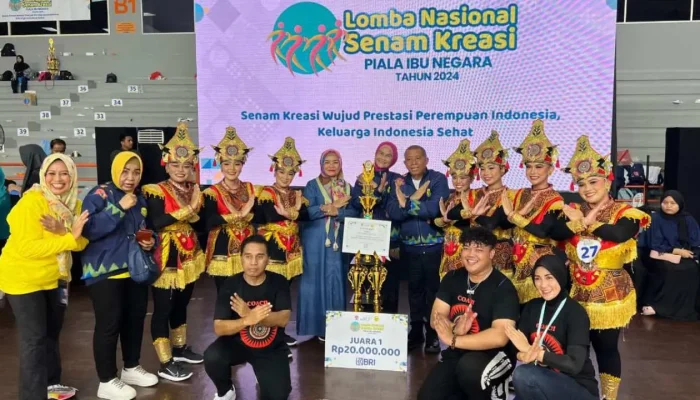 Pj Ketua TP PKK Apresiasi Tim Sulsel Raih Juara I Senam Kreasi Piala Ibu Negara 2024