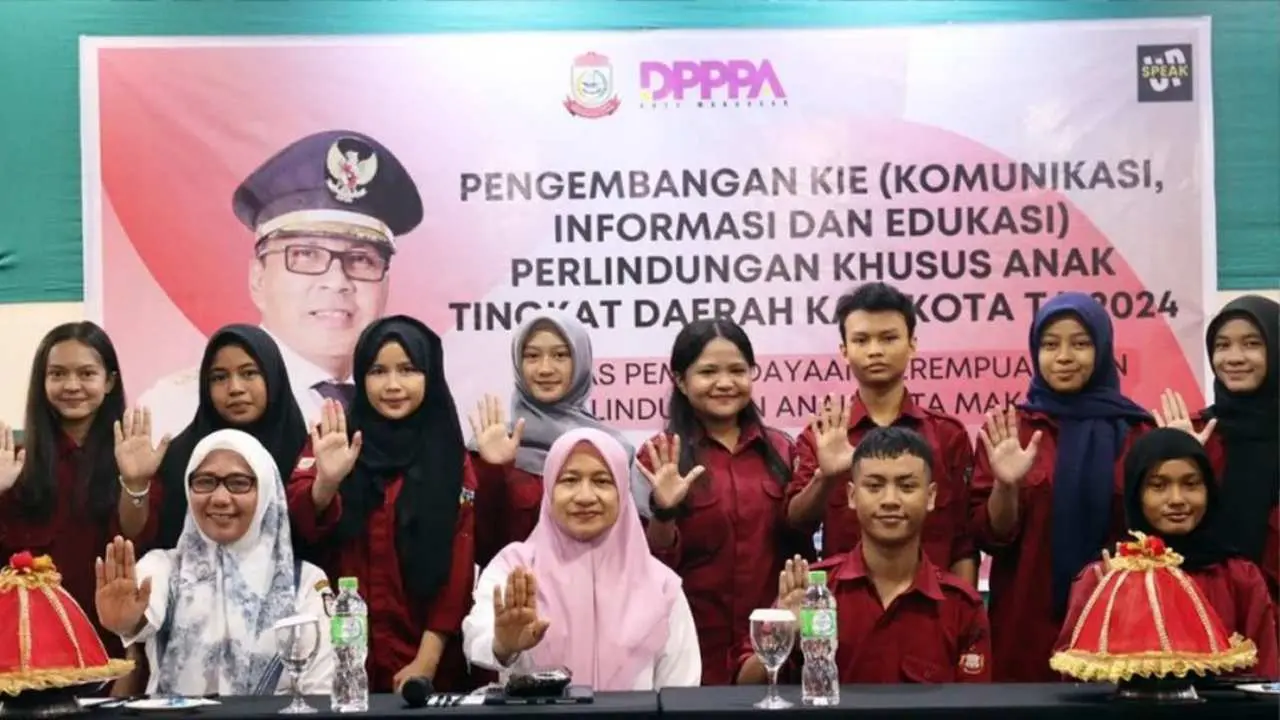Kepala DP3A Buka Pengembangan KIE Perlindungan Khusus Anak Kota Makassar