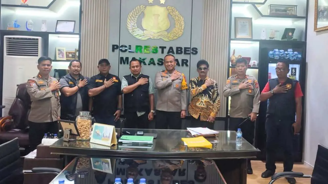 Kapolrestabes Makassar Terima Pengurus FKPM Manggala