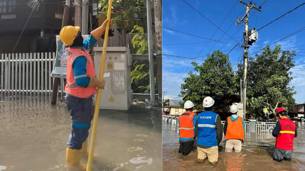 PLN Tanggap Pulihkan Pasokan Listrik Akibat Banjir di Kabupaten Sidrap dan Soppeng
