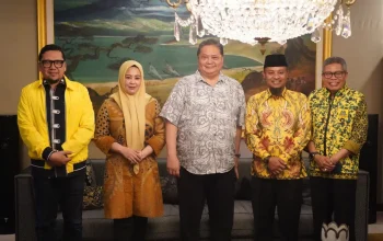 Andi Sudirman dan Fatmawati Bertemu Airlangga Hartarto