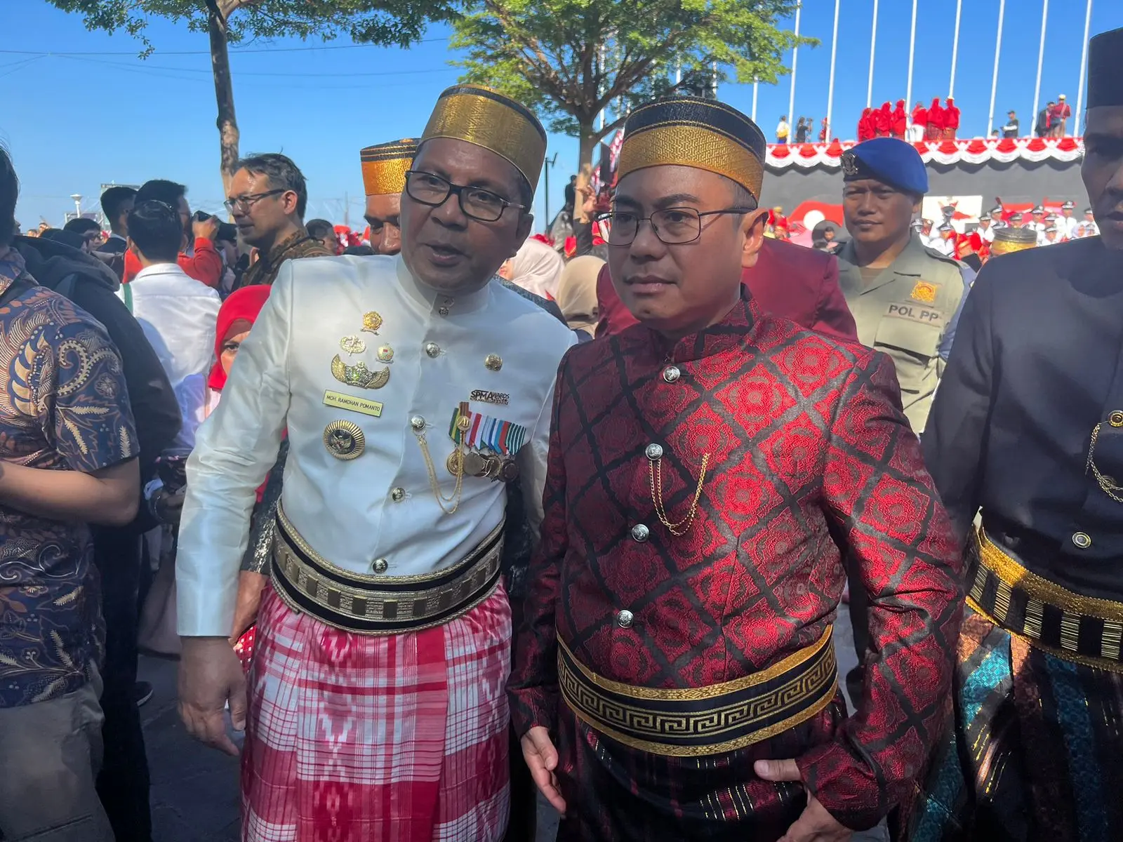 LDII Makassar Apresiasi Khidmatnya Upacara Peringatan Kemerdekaan ke-79 RI di Pantai Losari