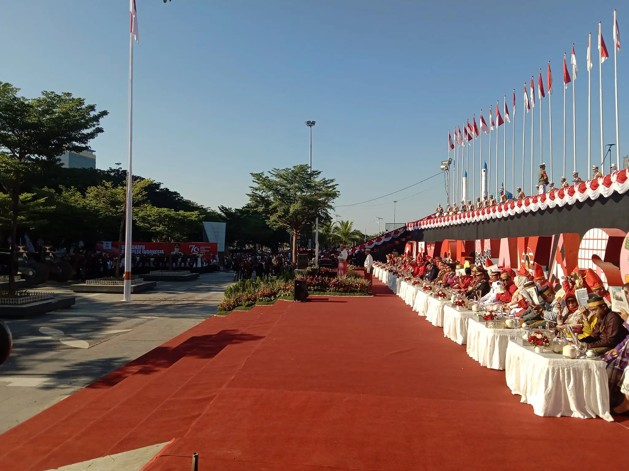 LDII Makassar Apresiasi Khidmatnya Upacara Peringatan Kemerdekaan ke-79 RI di Pantai Losari