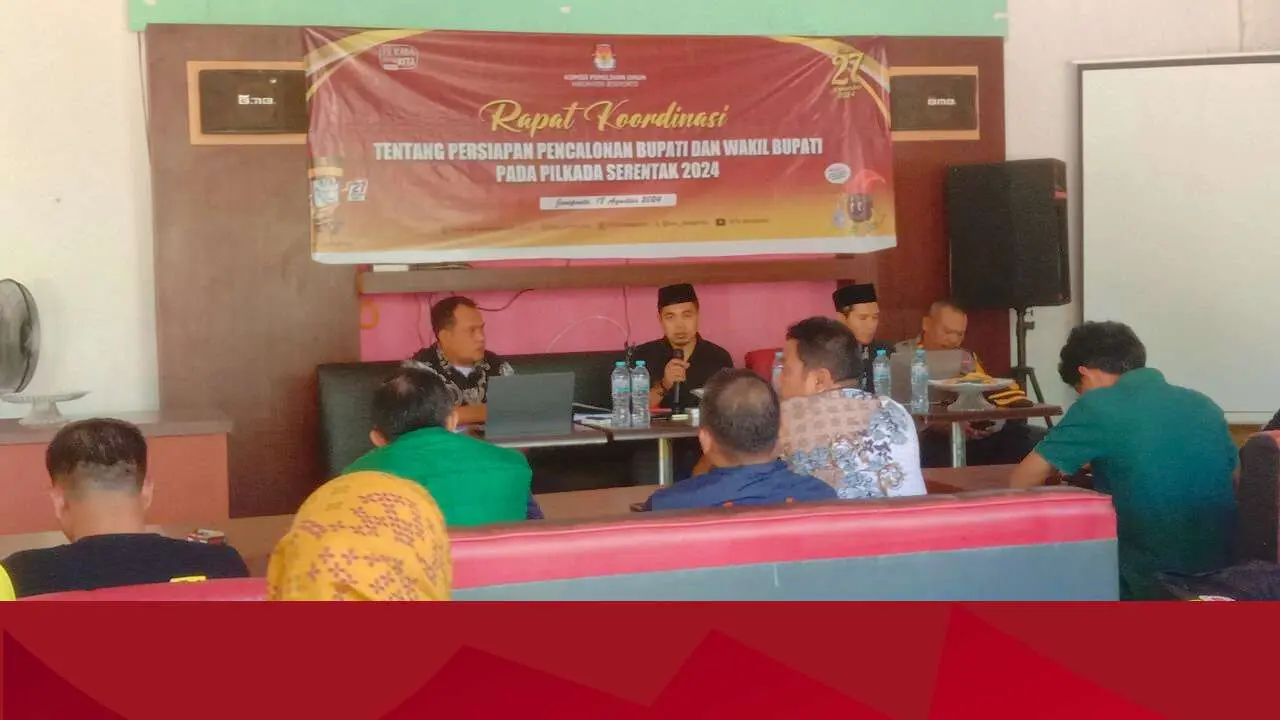 Rakor Persiapan Pencalonan Bupati dan Wakil Bupati di Pilkada Serentak 2024, Ini Pesan Ketua KPU Jeneponto
