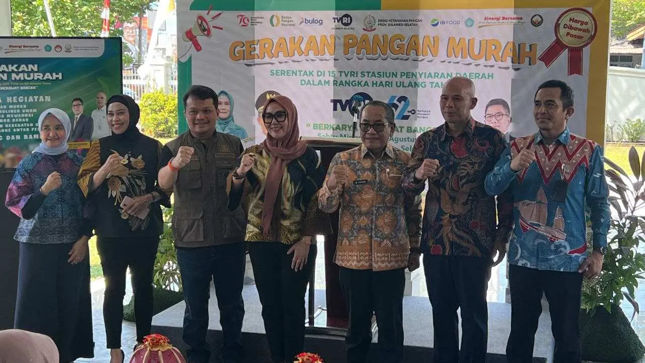 Kolaborasi TVRI Gelar GPM, Disketapang Sulsel Harap dapat Menjaga Stabilitas Pasokan & Harga Pangan 