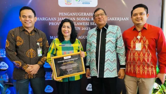 Disnaker Makassar Tingkatkan Subsidi Jamsostek 35 Ribu Pekerja Informal, BPJS Ketenagakerjaan Beri Penghargaan