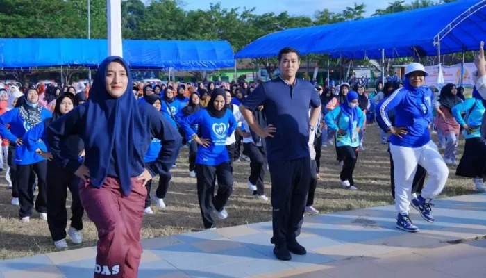 786 Kader Posyandu Ikuti Jambore yang Dibuka Bupati MYL dengan Senam Sehat Bersama