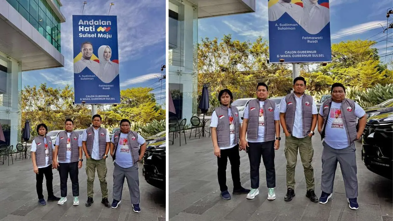Andalan Hati Daftar ke KPU, Sahabat Andalan Hadirkan Relawan se-Sulsel