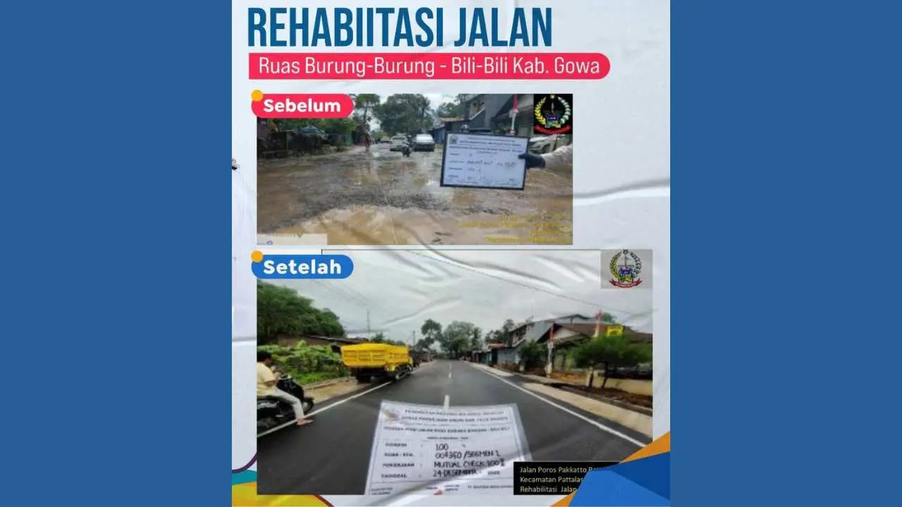Jalan Pattalassang Dulu Dikeluhkan, Warga Gowa: Andi Sudirman pi Gubernur, Mulus ini Jalanan