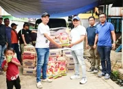 PDAM Makassar Serahkan Bantuan Penyintas Kebakaran di Kelurahan Kaluku Bodoa