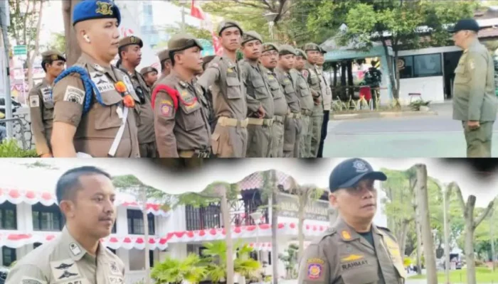 Puluhan Satpol PP Makassar Amankan Grand Final Festival Kelong Makassar 2024