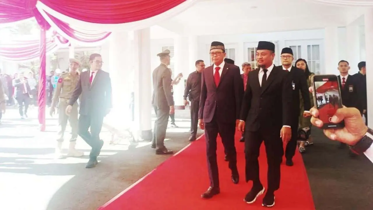 Andi Sudirman Sulaiman bersama Nurdin Abdulllah.