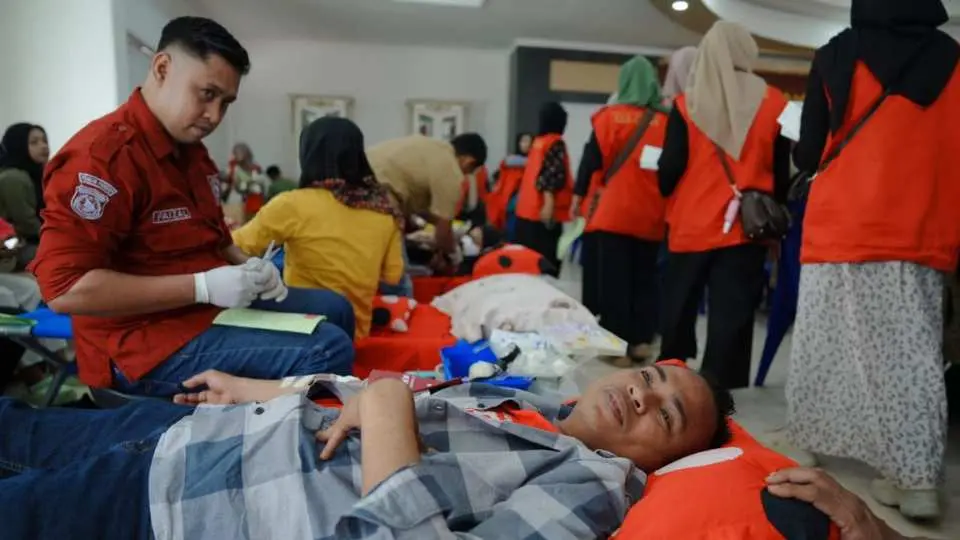 Pemkab Pangkep Kolaborasi dengan Unhas Gelar Donor Darah
