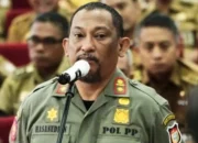 Persiapan HUT RI, Plt Kasatpol Hasanuddin hadiri Rakor Lingkup Pemkot Makassar