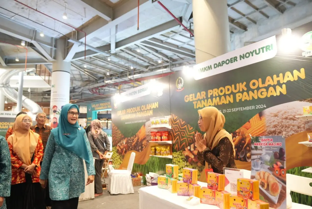 Pj Ketua TP PKK Sulsel Ninuk Zudan Apresiasi Dinas TPHBun Gelar Produk Olahan Tanaman Pangan