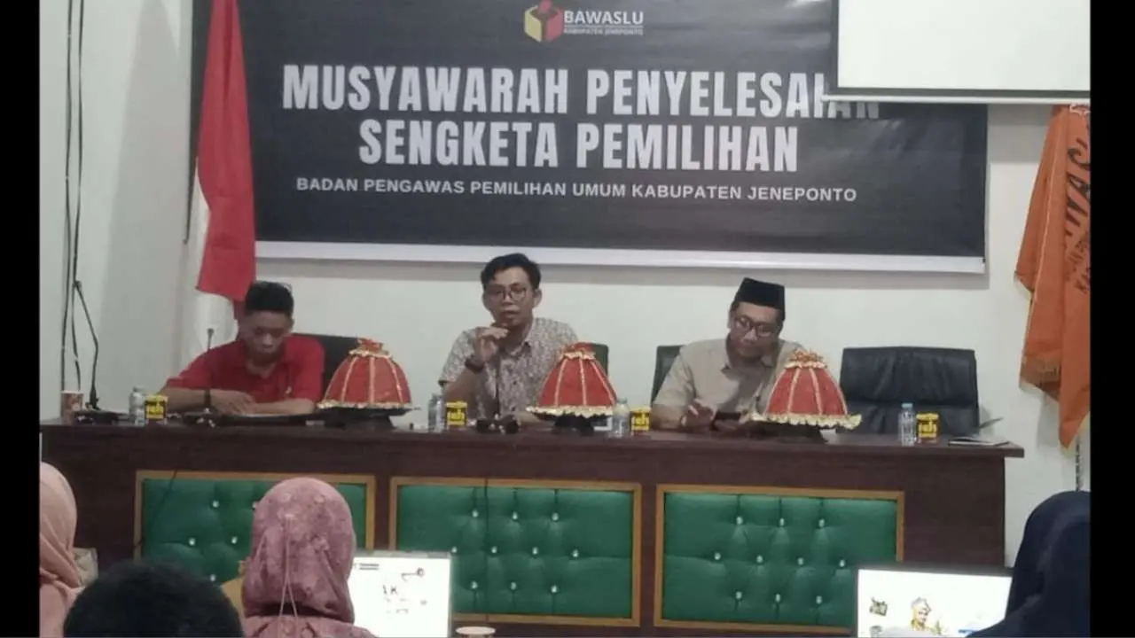 Bawaslu Jeneponto Rakor Pengawasan untuk Penetapan DPT