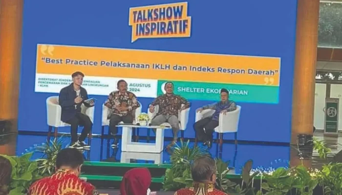DLH Makassar Narasumber Talkshow Best Practice Pelaksanaan IKLH dan IRLH di Festival LIKE-2
