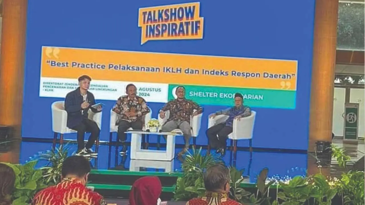 DLH Makassar Narasumber Talkshow Best Practice Pelaksanaan IKLH dan IRLH di Festival LIKE-2