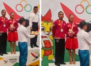 Meski Cedera, Atlet Dansa Sulsel Bersaudara Ade Tri Putra Kadiaman dan Anastasya Kadiaman Raih Medali Perak