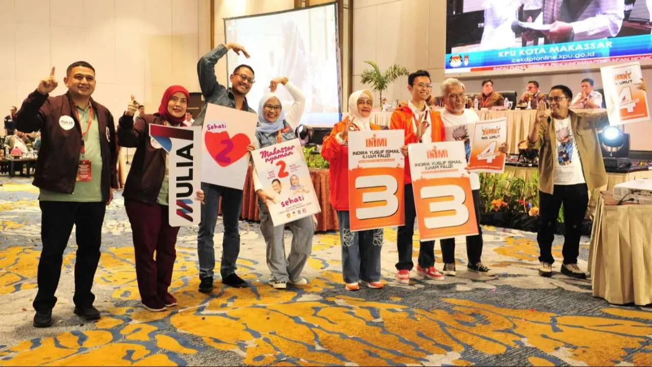 Pasangan "Sehati" Dapat Nomor 2 dalam Pemilihan Wali Kota & Wakil Wali Kota