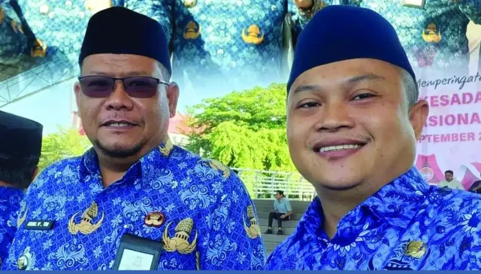 Camat Tamalate Beserta Jajaran Ikuti Upacara HKN di Lapangan Karebosi