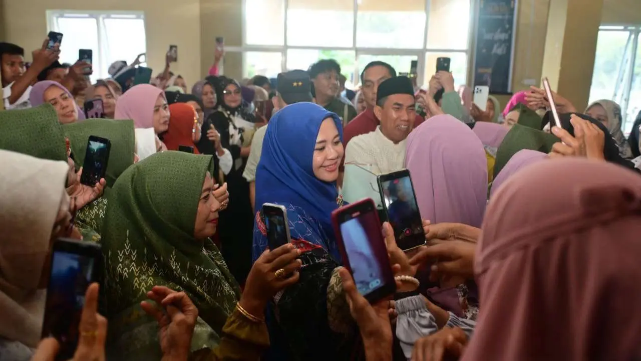 Disambut Selawat, Fatmawati Ajak Perempuan Takalar Bersatu di Pilgub Sulsel