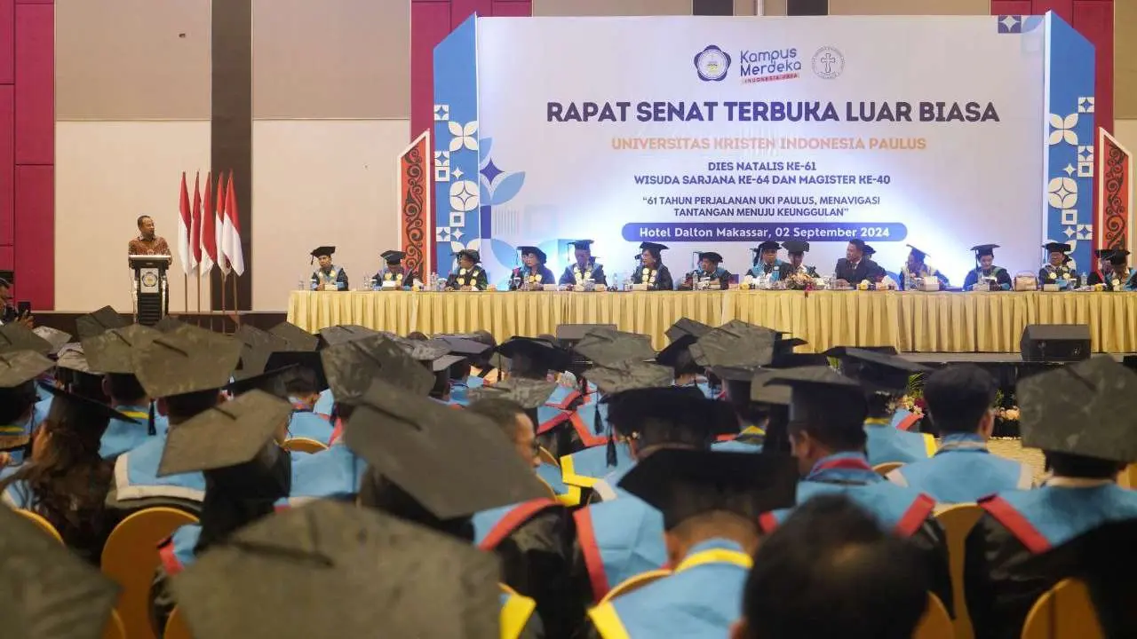 Andi Sudirman Hadiri Rapat Senat Terbuka Luar Biasa Universitas Kristen Indonesia Paulus Makassar